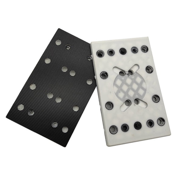 Homena 1pc 12-Holes Square Sanding Pad Polishing Pad 130x80mm For RTS 400 REQ Replacement Backing Pads Power Tool Accessories