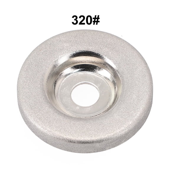 Homena 1pc 150/180/320 Grit Diamond Grinding Wheel Cup Emery Milling Cutter Circle Sharpener Stone Grinder Cutting Wheel Tools