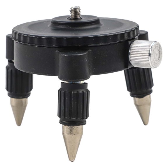 Homena 1pc Level Meter Base Adapter 360-Degree Rotation Base Tripod Bracket 1/4 Inch Interface Level Meter Connect For Line Lase Level
