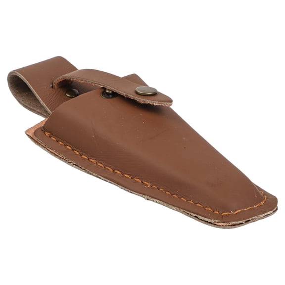 Homena 1pc Pruning Scissors Leather Tool Bag Scissor Bag Storage Portable Leather Pouch Tool Pruning Gardening Pouch