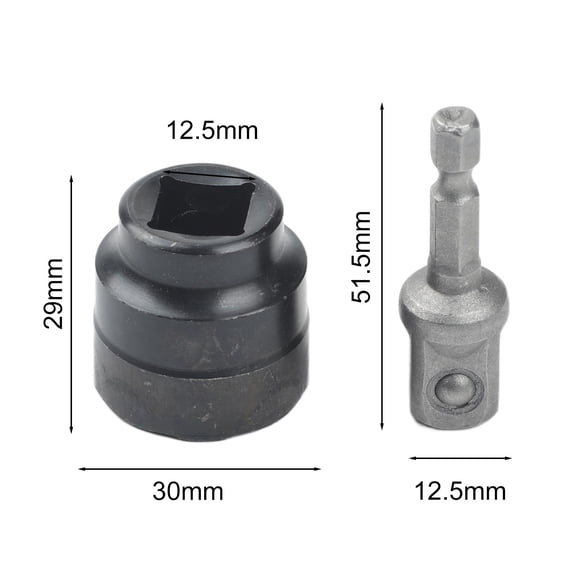 Homena 1pc Socket Adapter Thickened Car Electric Wrench Socket Quick Release For Power Drill Ratchet Wrench Accessories