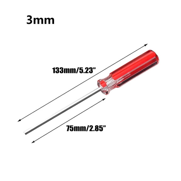 Homena 1pcs 1.5mm-6mm Hex Screw Driver Screwdriver Set Flat Head Screwdriver Magnetic Bolt Driver For FPV Racing Drone Repairing Tools