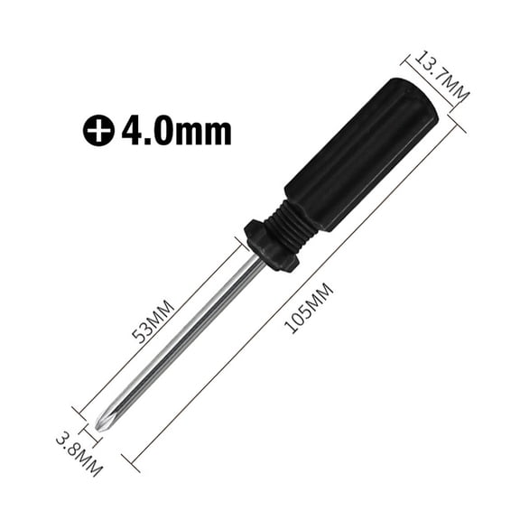 Homena 1pcs 105mm Small Screwdriver Slotted Cross Screw Driver Steel Screw Driver For Disassemble Toys And Small Items Repair Tools