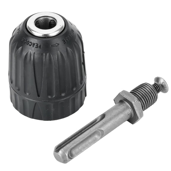 Homena 1set 0.8-10mm Keyless Drill Chuck Converter Shaft 3 8-24UNF Thread Drill Chuck Quick Change Drill Bit Adapter For Drill