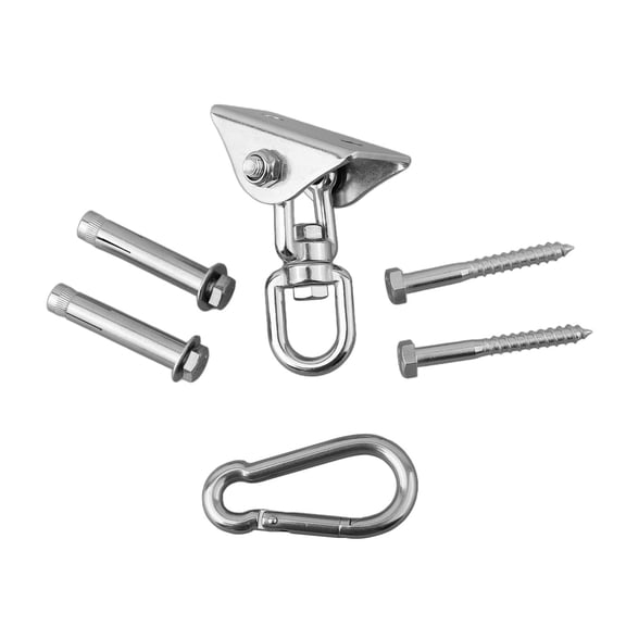 Homena 1set Hammock-Hanging Kit Stainless Steel Swing Hook Hanging Basket Chair Fixing Plate Swing Accessories Hardware Tool Parts