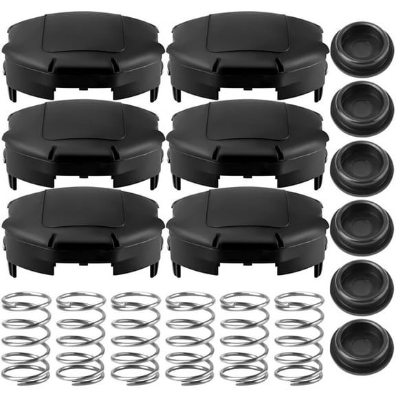 Homena 2/4/6PCS Trimmer Head Spool Cover Spring Kit For Speed Feed Cover Replacement String Trimmer Garden Power Tool Parts