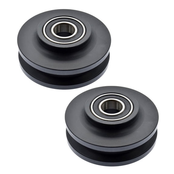 Homena 2 Pack of Heavy Duty Barn Door Wheels for Enhanced Interior Functionality