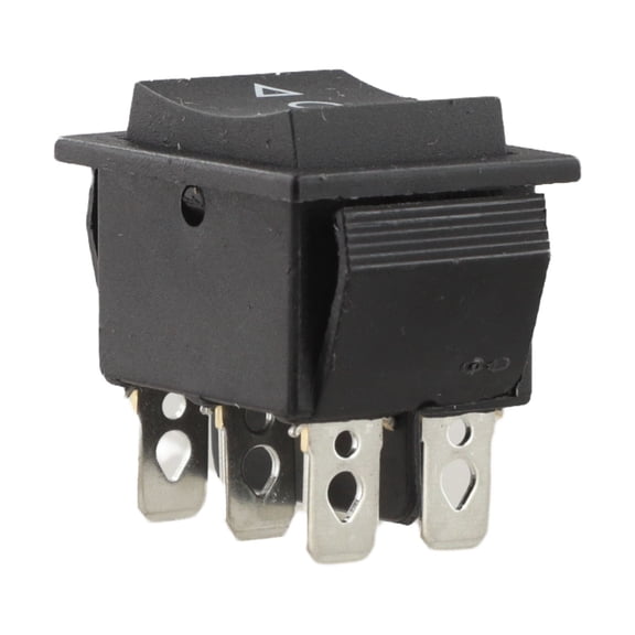 Homena 2-pack 6 PIN DPDT Double Pole Double Throw 20 Amp Momentary Rocker Switch Instantaneous Seesaw Switch Double Pole Double Throw