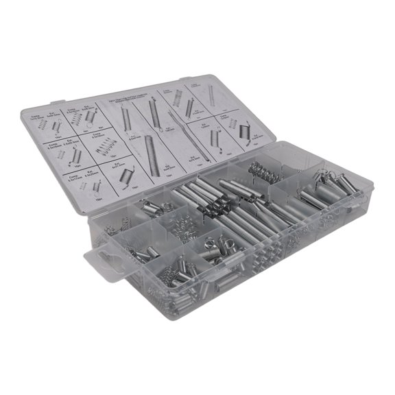 Homena 200 Piece Spring Assortment Kit with 20 Sizes Tension Compression Springs Boxed