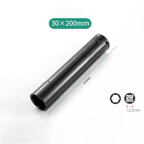 Homena 200mm 1 2 Drive Socket Wrench Driver Hex Head Adapter Spanner Converter Chrome Vanadium Steel Tool Accessories