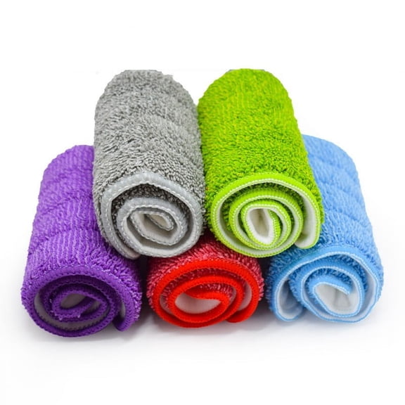 Homena 2022 New Hot Fashion Floor Bath Dry Cleaning Washable Mop Cloth Reusable Microfiber Pad Spray Mop Head Household Cleaning Tools