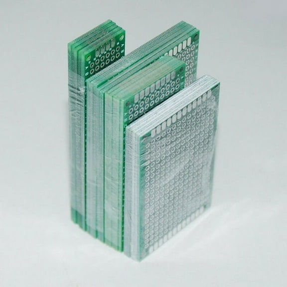 Homena 20pcs Kit PCB ProtoBoard Circuit Board Stripboard Solderless Breadboard Parts