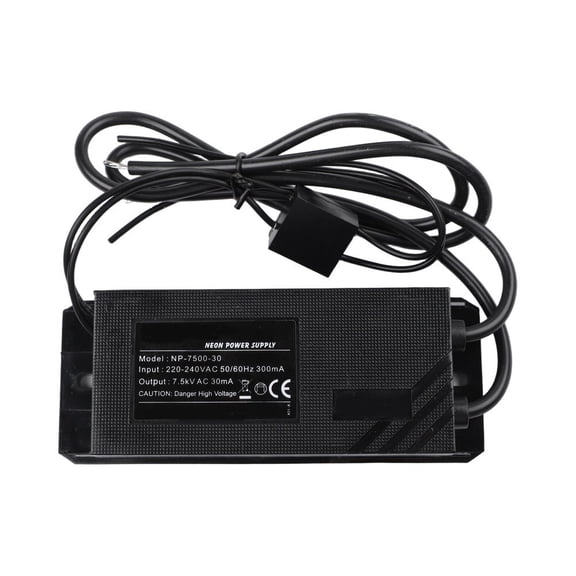 Homena 220V AC Neon Light Electronic Transformer with Adapter 7 5KV 30mA Power Supply for Reliable Neon Sign Performance