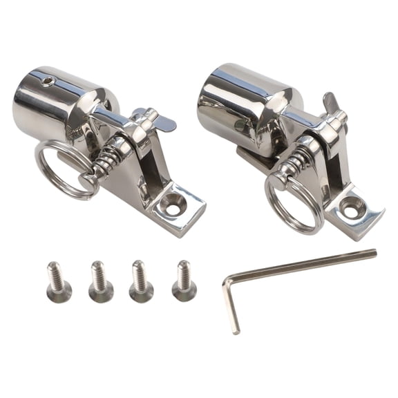 Homena 22mm Bimini Top Accessories Complete Bimini Top Setup Deck Hinge Boat Hardware Bimini Top Setup Easy Installation
