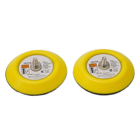 Homena 2Pcs 3inch 75mm Grinding Sanding Pad Polishing Backing M6 Thread For DA Air Sander Polishing Tools Wool Disc Pads For Power Tool