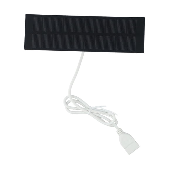 Homena 2W 5V Solar Panel Charger With 50CM USB 0-200MA For Security Camera Mobile Power Bank Light Fan Power Tools Charger