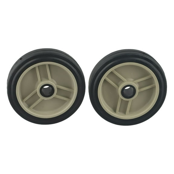 Homena 2pc 4inch Air Compressor Caster Wheel Replacement Non-Slip Shockproof Silent Air Compressor Wheel For Air Pumps Oil-free Machine