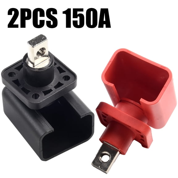 Homena 2pcs 150A Copper Lithium Battery Post High-current Terminal Battery Connector Energy Storage Terminal Adapter Power Tools Parts