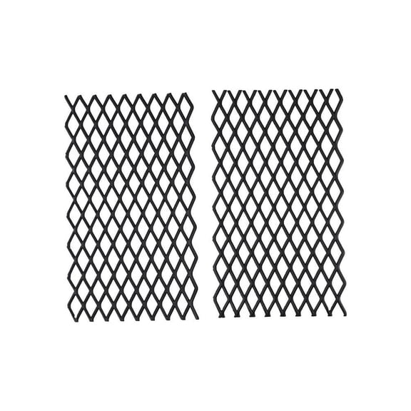 Homena 2pcs Fireplace grate ember baffle 7.5*11.8inches