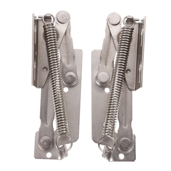 Homena 2pcs Lift-Up Hinge Flap Support Cabinet Bed Parts With Adjustable Opening Solid Lifting Prop With 240N Spring Force
