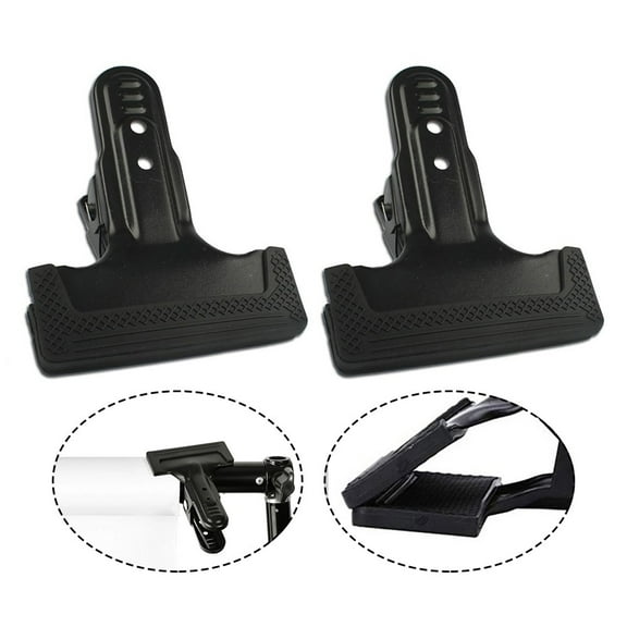 Homena 2pcs Spring Clamp Clips Hinge Clip File Clamps for Photography Background Stands
