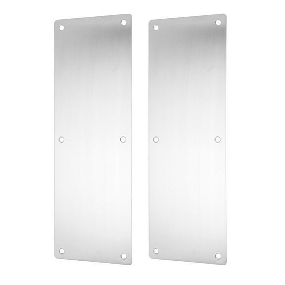 Homena 2pcs Stainless Steel Door Kick Plates For Interior Exterior Front Back Doors Deterring Forced Entry Attempts Home Improvement
