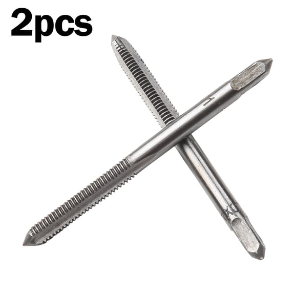 Homena 2pcs Thread Tap-M16 HSS Screw Tap Drill Bit Set Straight Flute Plug Tap Manual Tapping Drilling Repair Hand Tools
