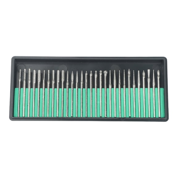 Homena 30 Piece Diamond Coated Drill Bits Set for Rotary Tools with Precision 1mm Tip