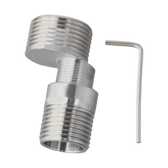 Homena 360 Degree Adjustable Faucet Angled Curved ,Eccentric Screw Corner Tap Adapter