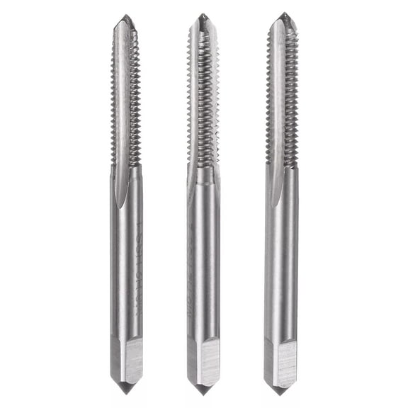 Homena 3pcs Kit M6 x 1 Metric Hand Tap Set High Speed Steel Taper Plug Bottom Taps