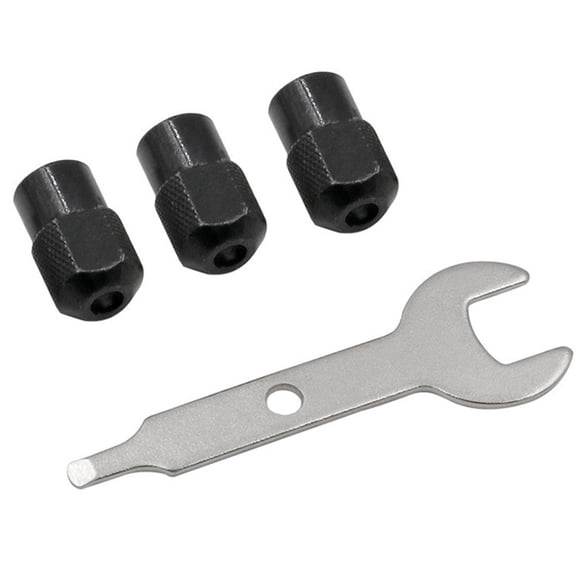 Homena 3pcs Mini Drill Chuck Nut M8X0 75mm with Wrench Compatible with Most Rotary Tools and Electric Grinder Threads