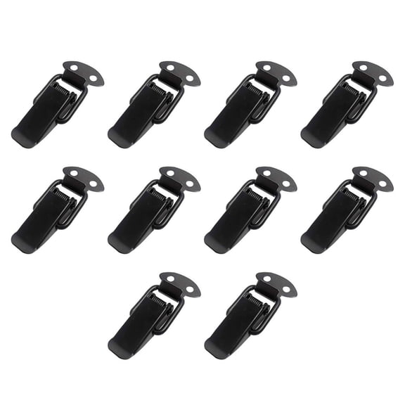 Homena 4/10pcs Toggle Latches Spring Loaded Clamp Clips Case Box Latch Catch Hinge Snap Closure Crate Lock Spring Locks Wooden Box Hasp