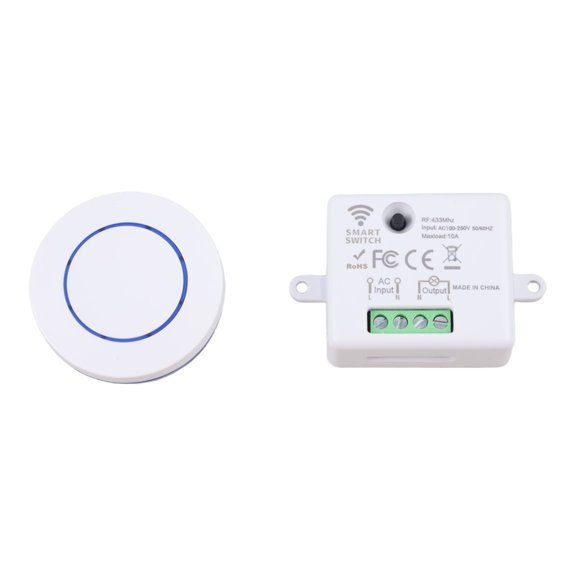Homena 433MHz Wireless Remote Control Switch AC85 240V 10A Receiver for LED Lamp Use