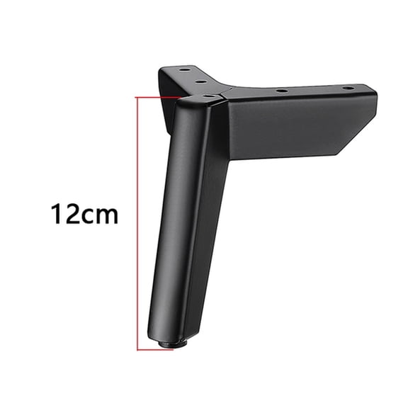 Homena 4pcs Metal Furniture Legs Right Angle Support Table Feet Triangle Table Desk Feet Home DIY Sofa Bed Cabinet Anti-slip Foot Pad