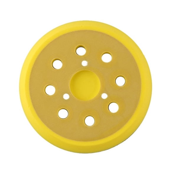 Homena 5 Inch 125 MM 8-Hole Back-up Sanding Pad 3 Nails Hook And Loop Sander Backing Pad For Electric Orbital Sander Polishing