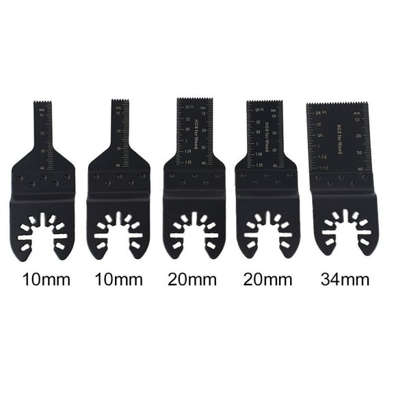 Homena 5 PCS Saw Blades Set Multi Tool For Wood Plastic Metal Renovator Tool Saw Blade Oscillating Power Tools Parts