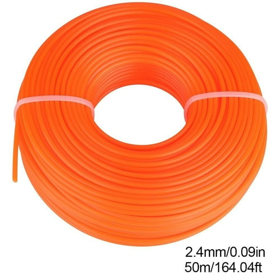Homena 50M Round Nylon Line Cord 2 4mm Compatible with Various For Brushcutter Trimmers Including TrimCut and SuperCut Series