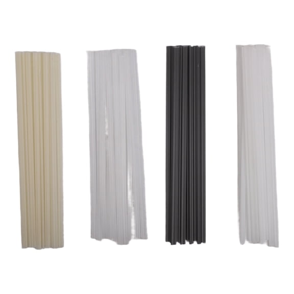 Homena 50pcs Plastic Welding Rods ABS/PP/PVC/PE Welding Strips for Plastic Welder Tool