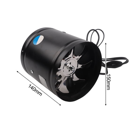 Homena 6 Inch 150mm Extractor Fan Two Way Air Supply Fan for Smoke Removal and Airflow