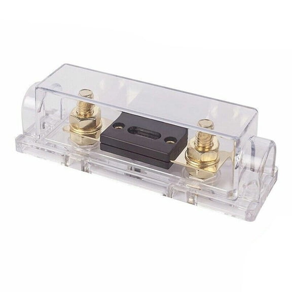 Homena 60/80/100A ANL Fuse Holder Bolt-on Fuse Fuse Block Nickel Plated Terminal Contact With Protective Cover High Quality