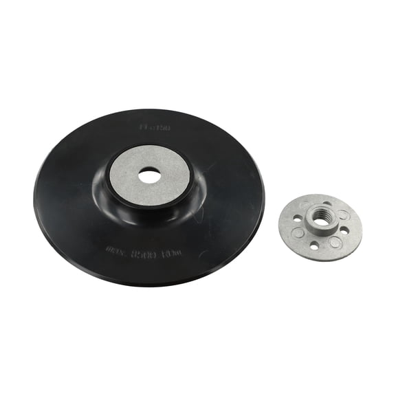 Homena 6Inch 150mm Backing Pad Fibre Disc M14 Thread Backing Pad With Lock Nut For Angle Grinder Sanding Sander Power Tool Accessories