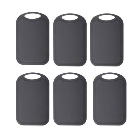 Homena 6PCS Chopping Board with Groove Kitchen Food Prep Tool for Fruit and Vegetables