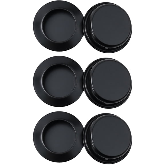 Homena 6pcs Door Handles Recessed Flush Finger Insert Knobs Sliding Door Pulls Stainless Steel 41x10mm Cabinet Pull Drawer Handles