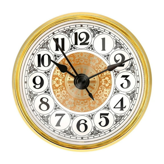 Homena 78MM Clock Quartz Movement Round Clocks Face Insert Classic Clock Craft Roman Numerals Watch Handmade DIY Replacement Part