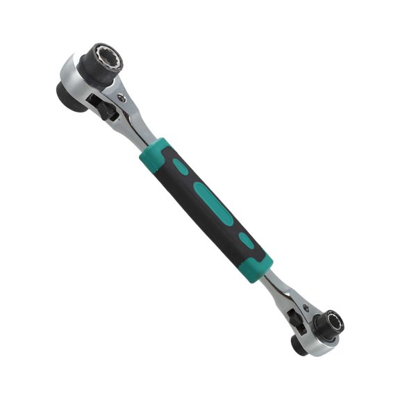 Homena 8-in-1 Ratchet Wrench Double Headed Spanner Multifunctional Quick Release Labor-saving Rust Proof Drive Socket Hardware Tool