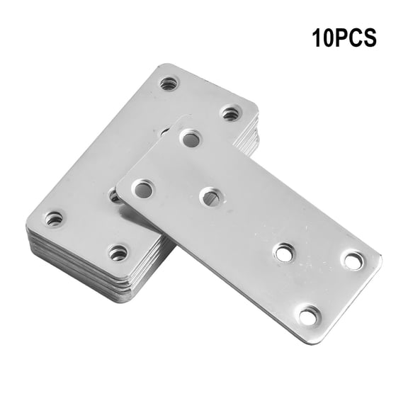 Homena 80mm X 40mm X 2mm Stainless Steel Brackets Long-lasting Performance Rustproof Versatile Metal Brackets For Connecting Furniture