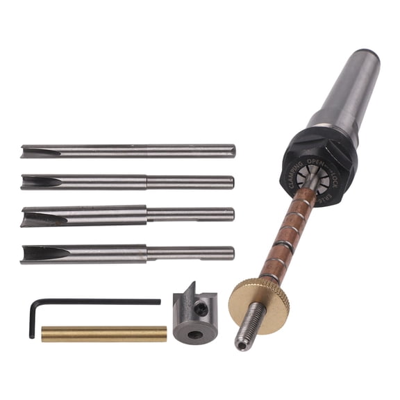 Homena 8PCS Drill Bit Pen Mandrel and Cutting Tools for Wood Turning Projects