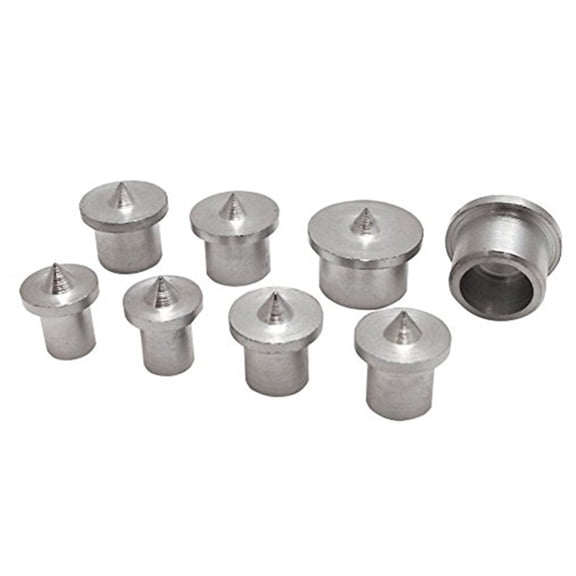 Homena 8PCS Wood Pin Locator Woodworking Panel Furniture Tenon Positioning Carpentry Log Dowel Tip Roundwood Rabbet DIY Center Punching