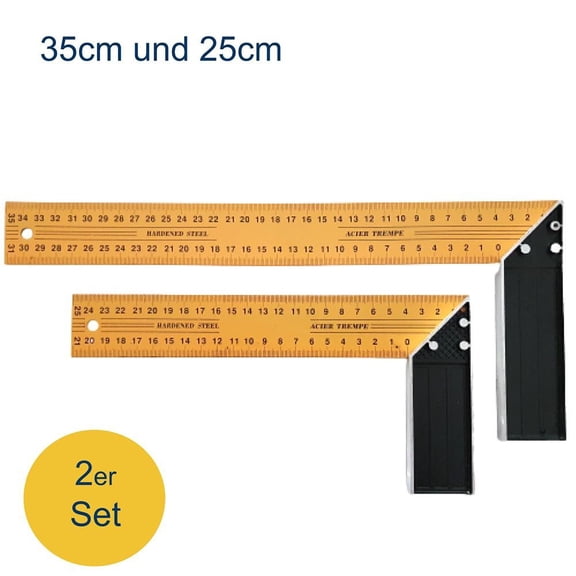 Homena 90 Degree Square Ruler Stainless Steel Tool Carpenter Engineer L-Square Ruler Woodworking Measure High Quality