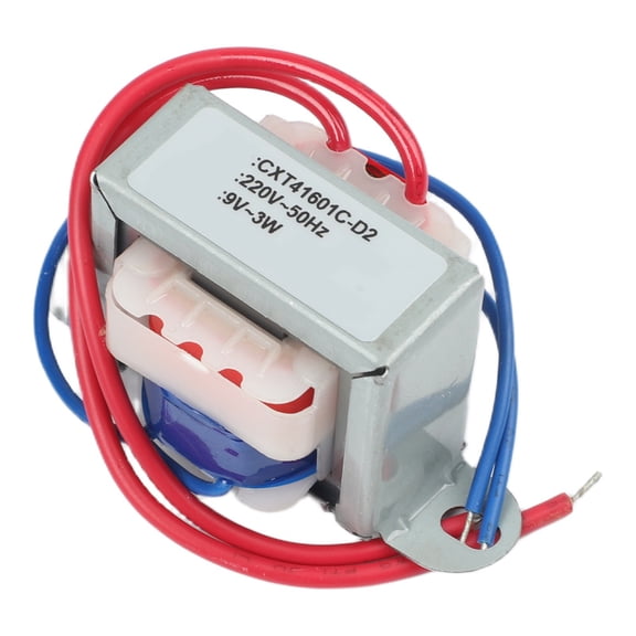 Homena AC 220V to AC 9V EI41 Isolation Transformer 3W Output Voltage Power Transformer